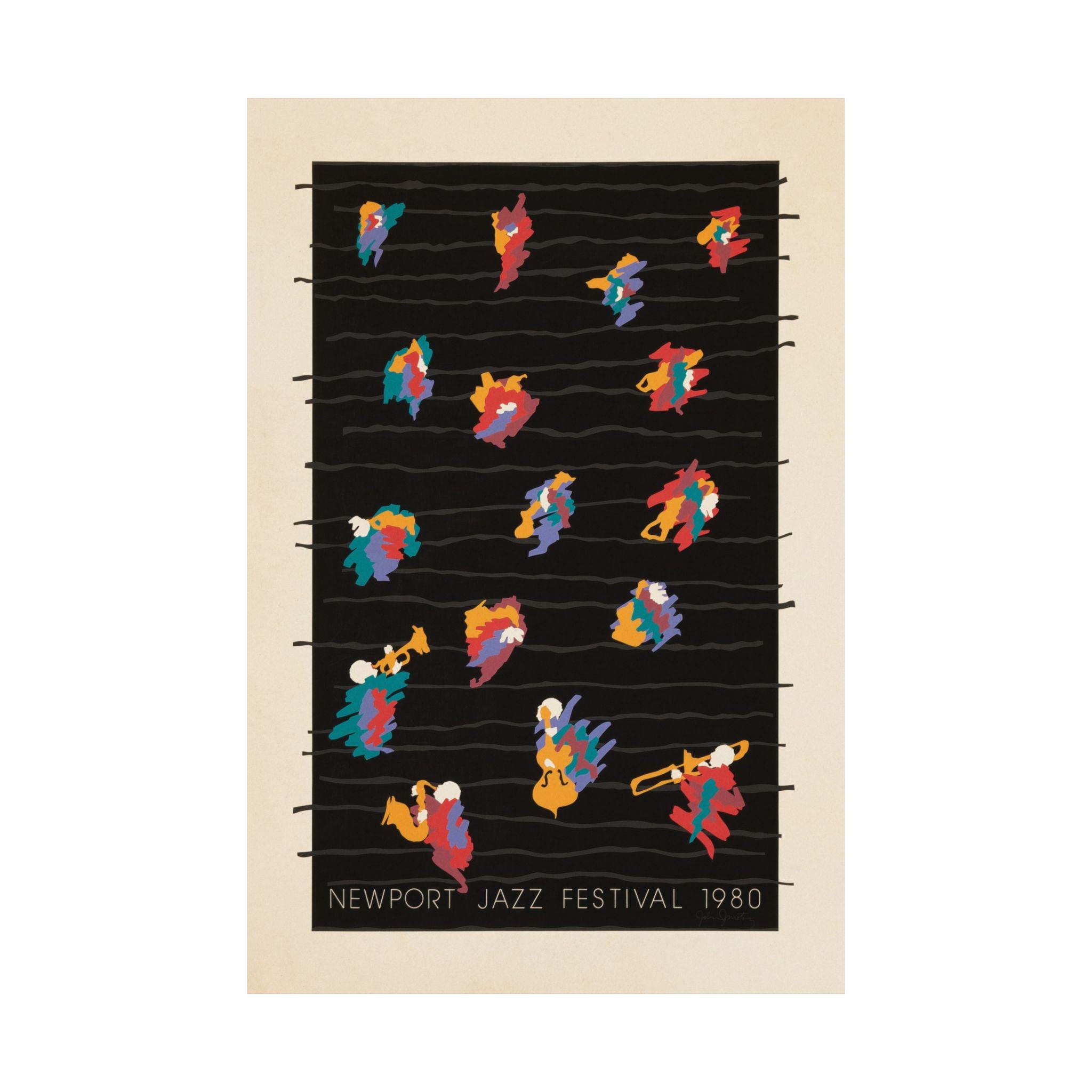 Newport Jazz Festival - 1980 Limited Edition Poster - DIGITAL