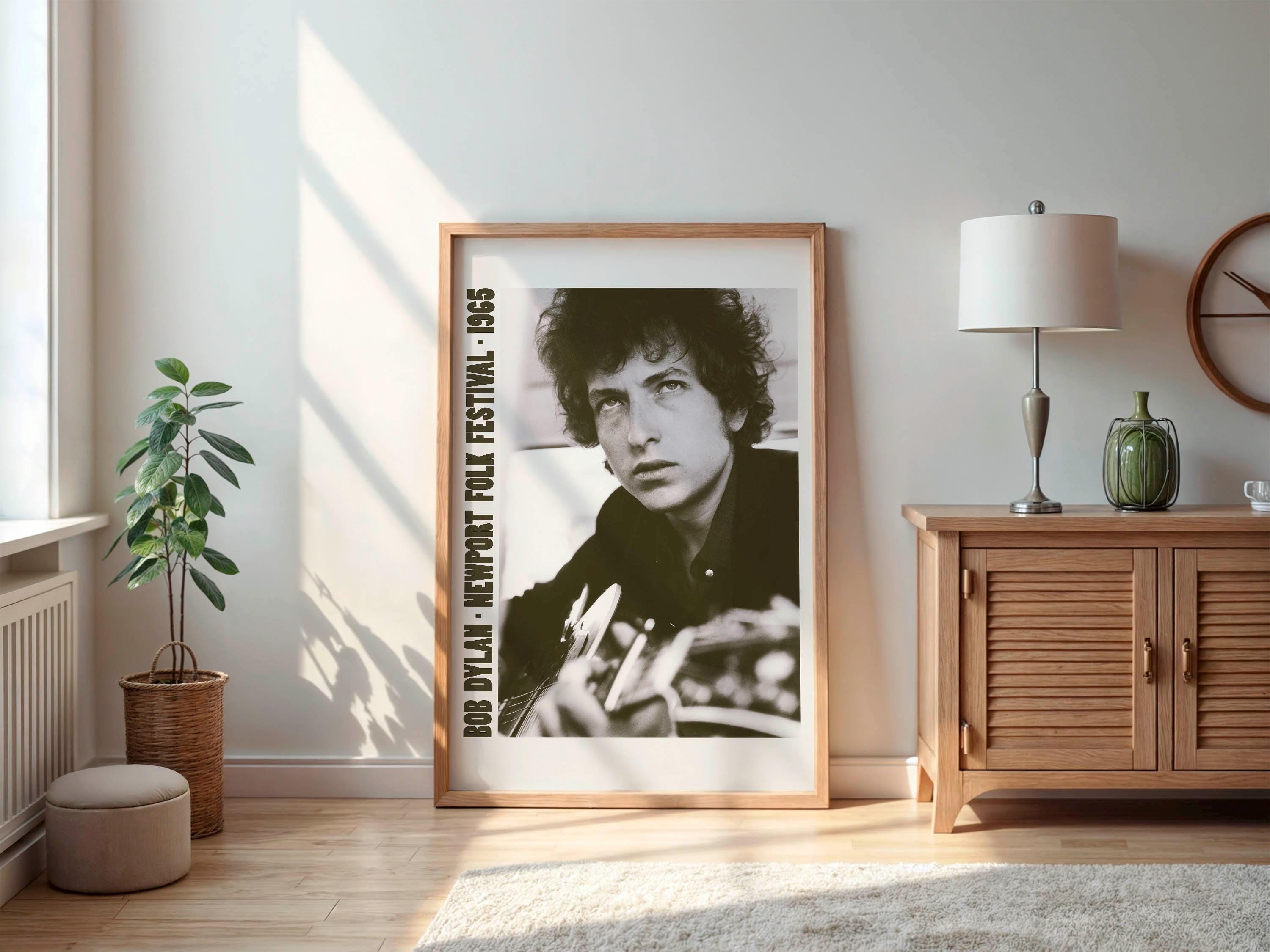 Bob Dylan Goes Electric Vintage Photo Poster, Newport Folk