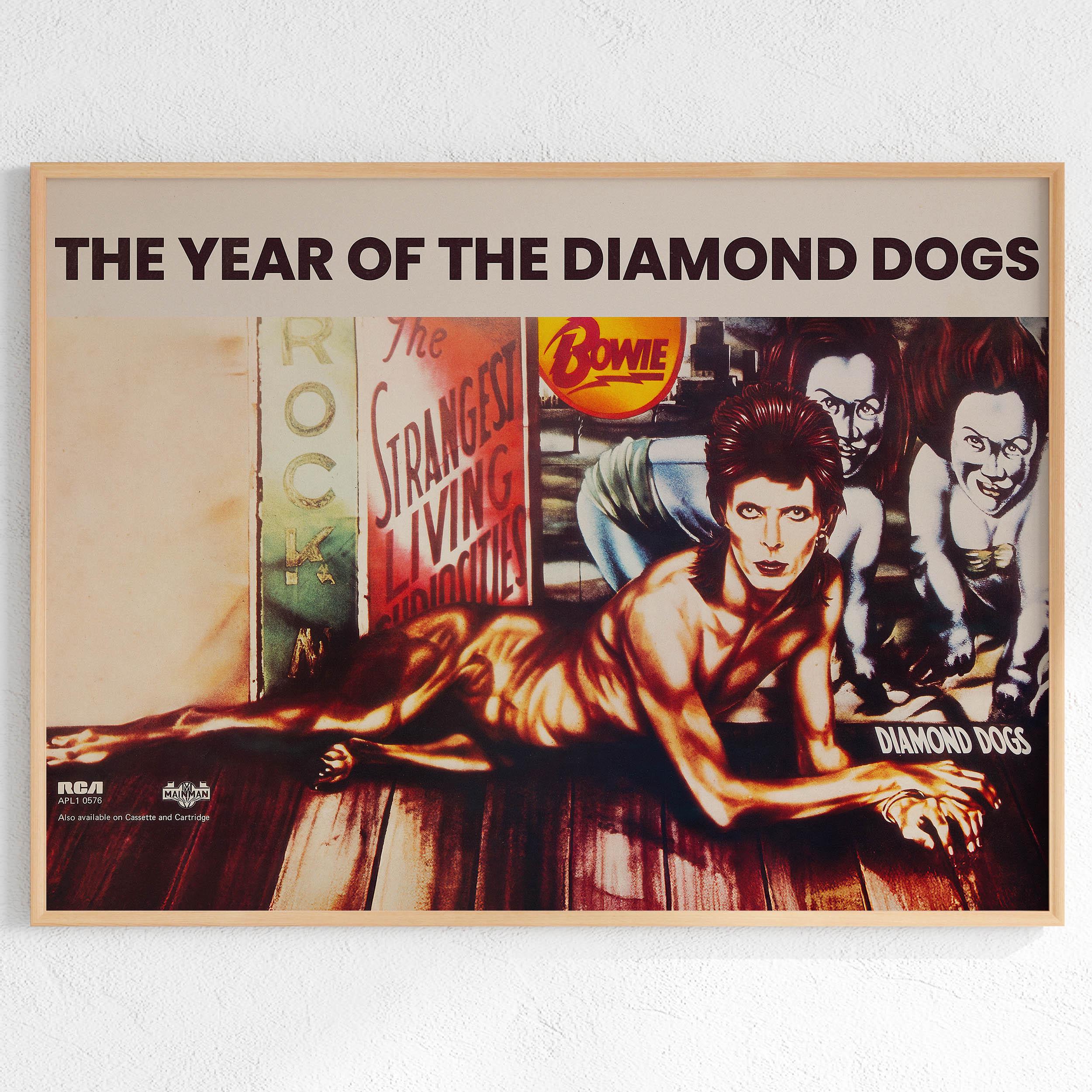 Diamond Dogs David Bowie Poster - Etsy