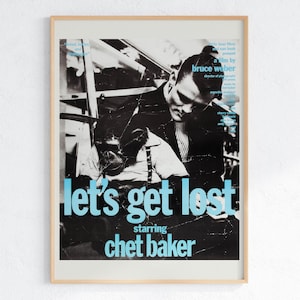 Lets Get Lost Chet Baker - Etsy
