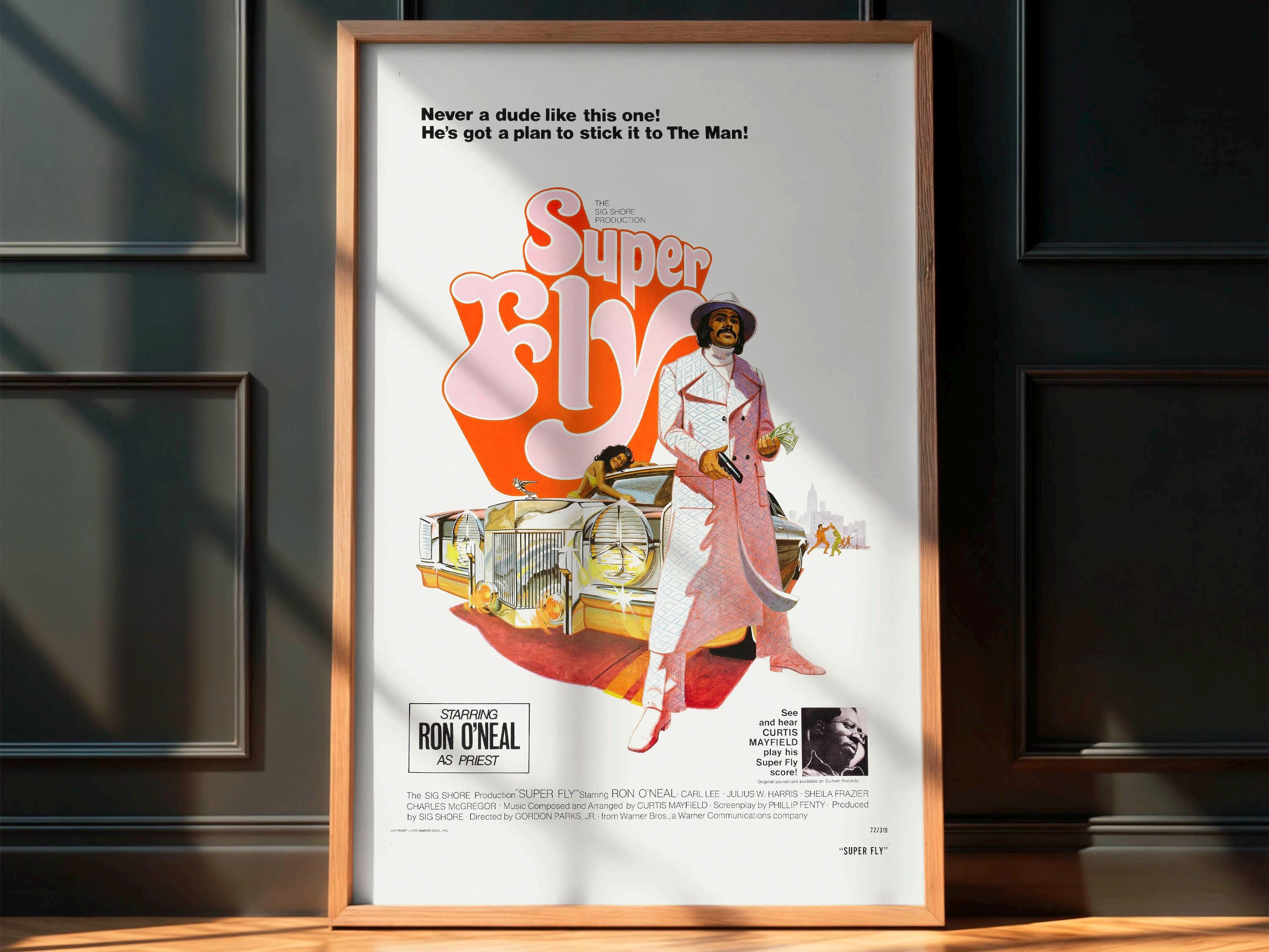 SUPERFLY POSTER ポスター curtis mayfield レア SUPERFLY Movie Poster Laminated Print - Etsy