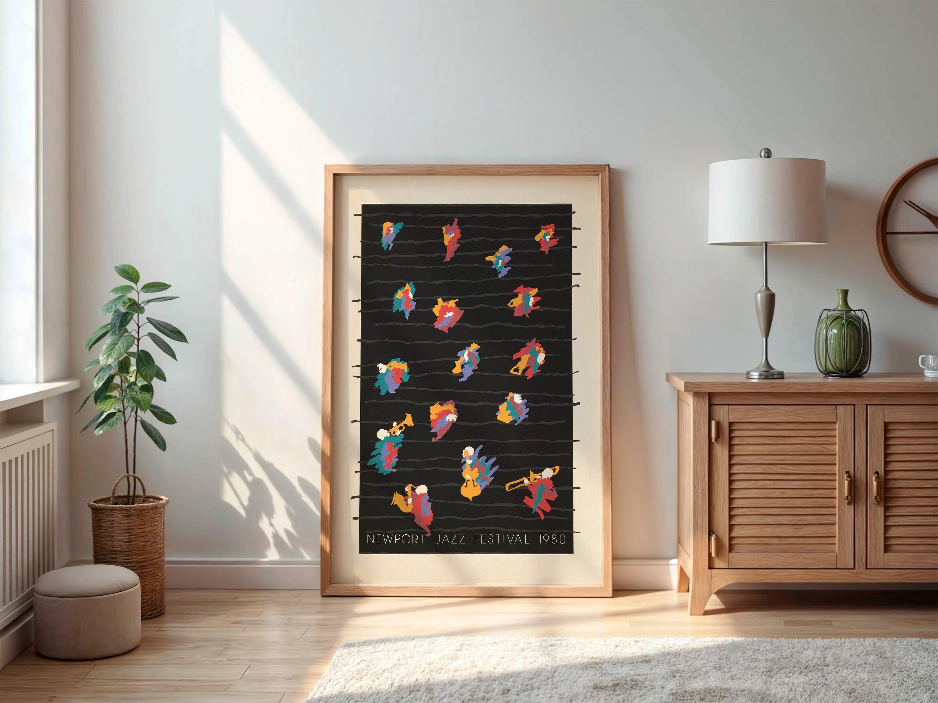 Newport Jazz Festival - 1980 Limited Edition Poster - DIGITAL