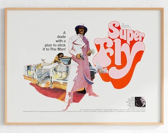 SUPERFLY Movie Poster Laminated Print - Etsy