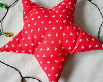 Star pillows, nursery star cushion, sky themed decor, decorative kids pillow, scandinavian style home decor, toddlers pillow, stuffed stars