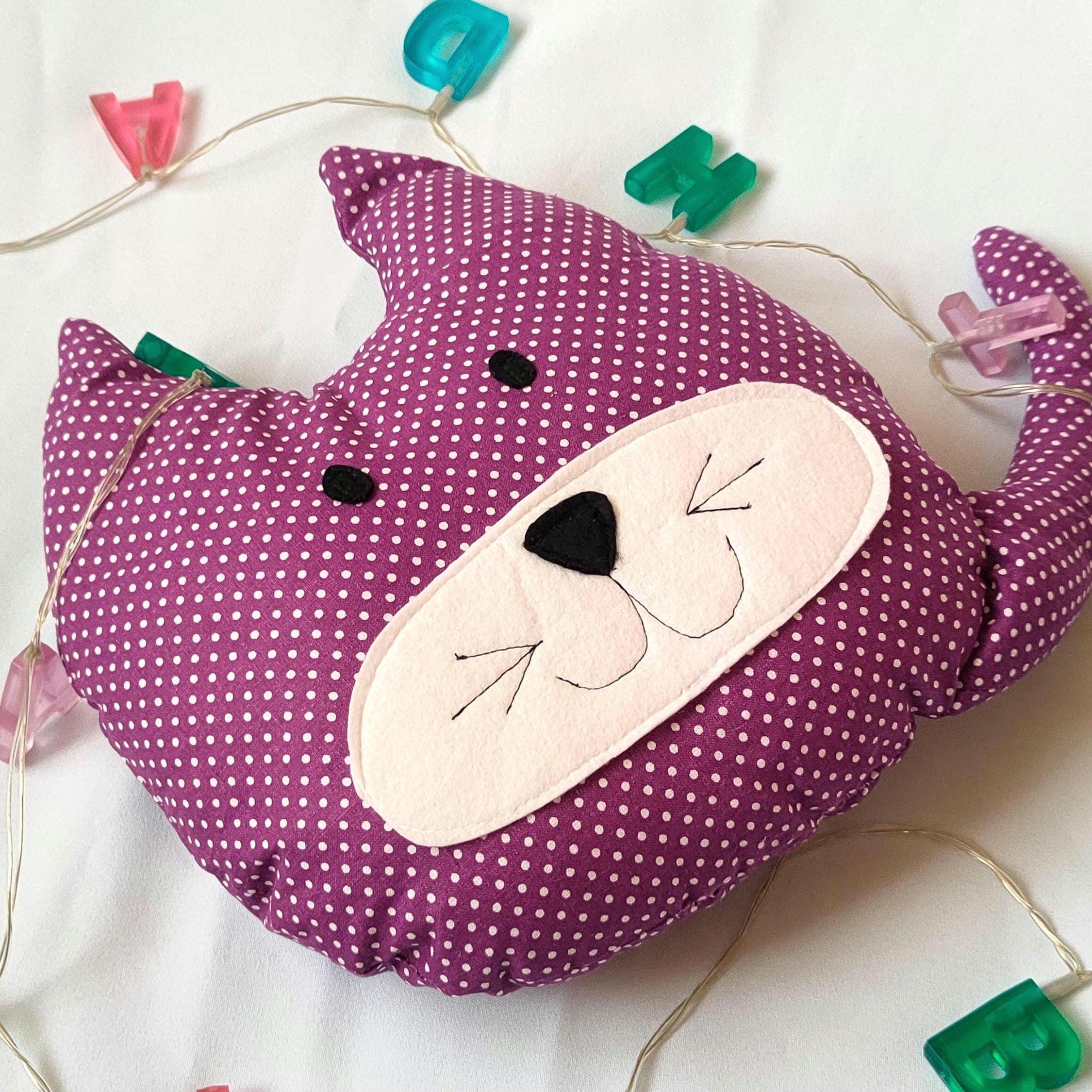 Stuffed cat pillow, cat cushion, cat themed gift, plush cat stuffy, gift for cat owners, cat mama gift, cat plush toy gifts, cute cat gift