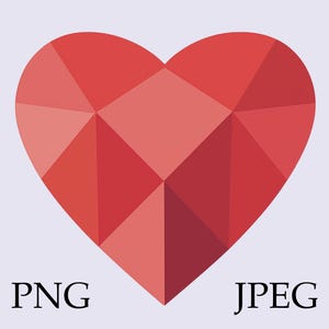6 minimalistische Herz-Pngs, JPEG, Valentinstag, T-Shirt-Design, Sublimationsdesigns, Hochzeits-Cliparts, Clipart-Bundle, Xoxo-Png, Mama-Png