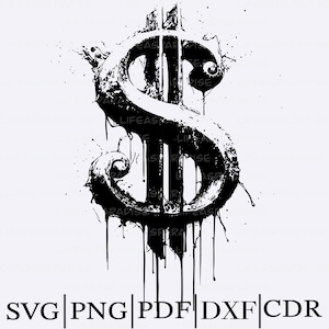 Money SVG Currency PNG Money Vectors SVG for Shirts Cash svg Instant Download Money Bag svg File for Cricut Money Clipart Coin svg