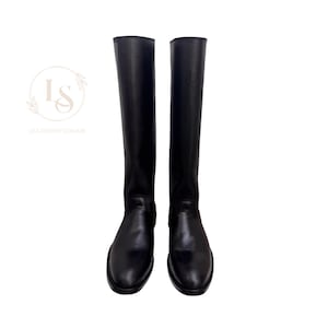 Handmade Leather Riding Boots: English Style Equestrian Boots