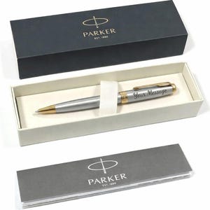 Personalised Parker Pen | Custom Name Pen Gift | Corporate Gifts Bulk | Business Branding | Luxury Gift for Him Her | Employee Client Gift image 2