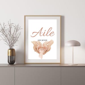 Aile su seydir, Aile, familia