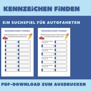 Find license plates – game against boredom on car journeys, traveling by car, vacation trips, game while driving