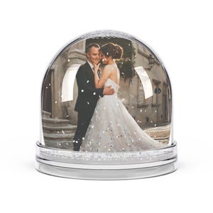 パーソナライズされた写真スノードーム、記念日の贈り物、記念品