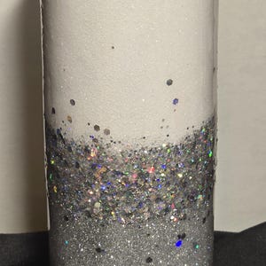 Personalized Glitter Tumbler