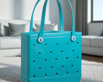 Bolsa de playa impermeable de goma, gran capacidad, para el hombro, para verano, para viajes, para piscina, resistente a la arena.