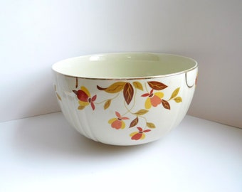 Vintage Halls Autumn Leaf mixing bowl 1940s