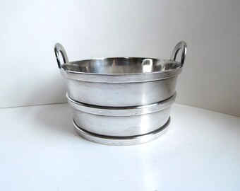 Vintage Reed and Barton silverplate ice bucket