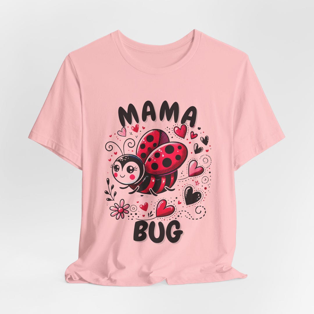 Mama Bug Lady Bug Unisex Tee, Mom and Kid Matching Shirt Set Love BUG ...