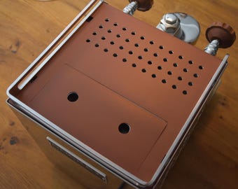 Rocket Appartamento faux leather protective cover for espresso machines | Rocket Appartamento cup tray | vegan