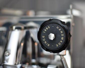 Valve plate Profitec Pro 400 - wood - customizable - portafilter machine - accessory - espresso machine