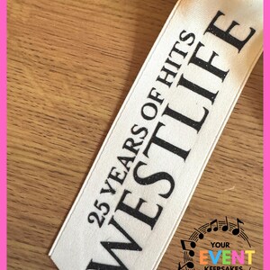 Westlife The Anniversary Tour inspired Custom Hair Clip Bow 画像 5