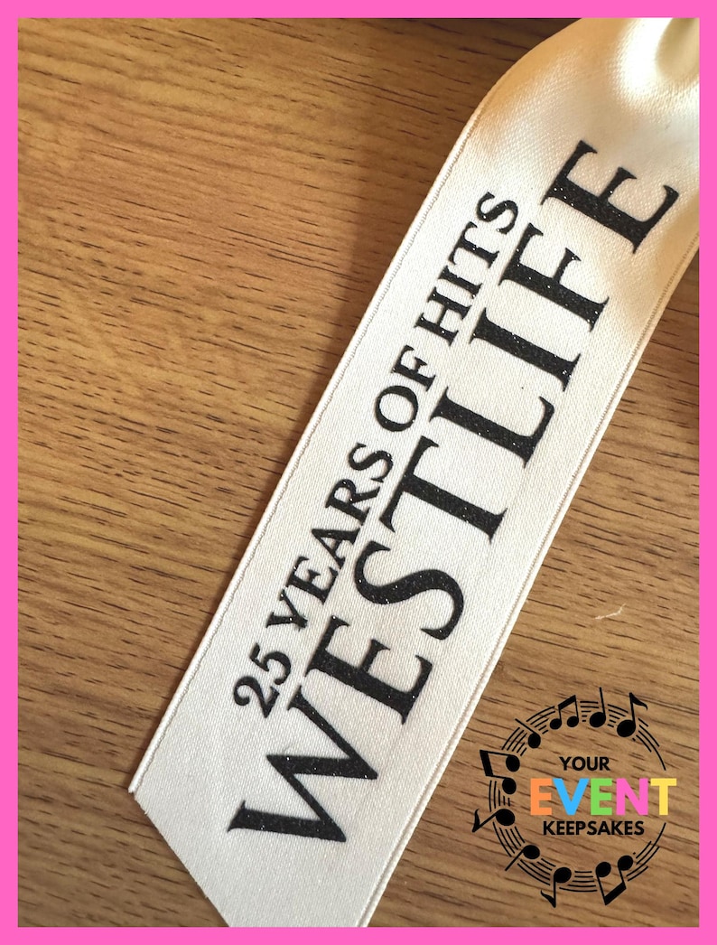 Westlife The Anniversary Tour inspired Custom Hair Clip Bow 画像 5