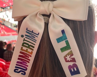 Custom Concert Hair Bow Clip - Personalised Any Concert or Event