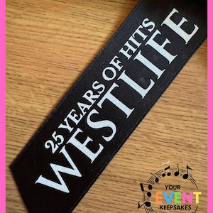 Westlife The Anniversary Tour inspired Custom Hair Clip Bow 画像 2
