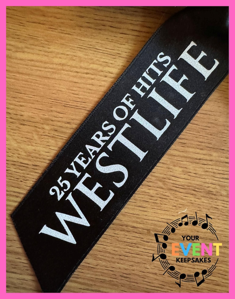Westlife The Anniversary Tour inspired Custom Hair Clip Bow 画像 2