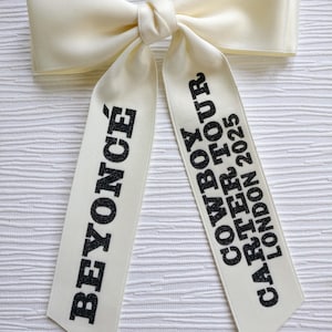 Presilha de cabelo personalizada para show inspirada na turnê de BEYONCE COWBOY CARTER