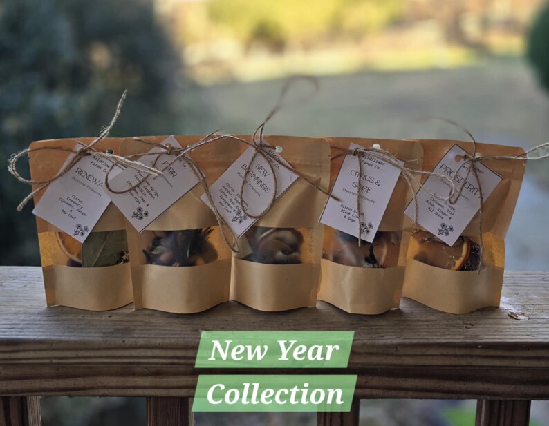 Simmer Pot Multipack Winter Home Fragrance Gift Set, Locally Sourced, set of 5 NY Collection