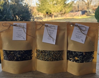 Herbal Tea Gift Set, Comfort Chai, Everyday Green, Bedtime Calm