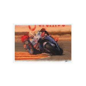 Marc Márquez, première victoire en Ducati, cartes postales de fans, Aragon, hommage à Gresini Racing