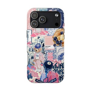 East Coast Coquette Collage Preppy Cute Pink Aesthetic Phone Case For iPhone 18 17 16 15 14 13 12 11 PRO Max Samsung Galaxy S24 S23 S22 S21