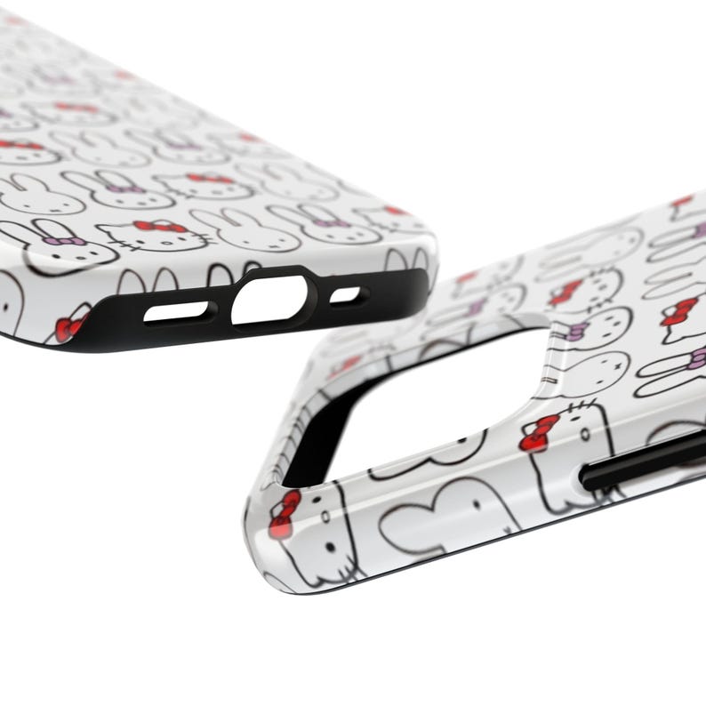 Funda de teléfono Kwaii Miffy Hello Kitty para iPhone 17, 16, 15, 14, 13, 12, 11 Plus Pro Max, Samsung Galaxy S25, S24, S23, S22, S21 Ultr imagen 7