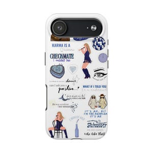 Aesthetic Taylor Phone Case - Midnight Swift Song Lyrics fit for, iPhone 16 15 14 13 12 Pro Max 8 , Samsung Galaxy S24 S23 S22 S21 Ultra image 11