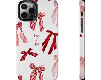 Coquette Ribbons and Bow Phone Case| Aesthetic iPhone 16/15/14/13/12/11/8 Pro Max MagSafe Case | Samsung Galaxy S23/S22/S21 Ultra Phone Case