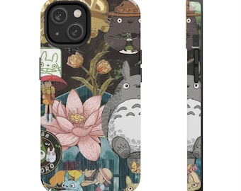 Japanese Mood Board Collage Phone Case | Anime Cartoon Aesthetic | Studio Ghibli | iPhone 16 Pro 15 14 13 12 11| Samsung S23 S24 S22