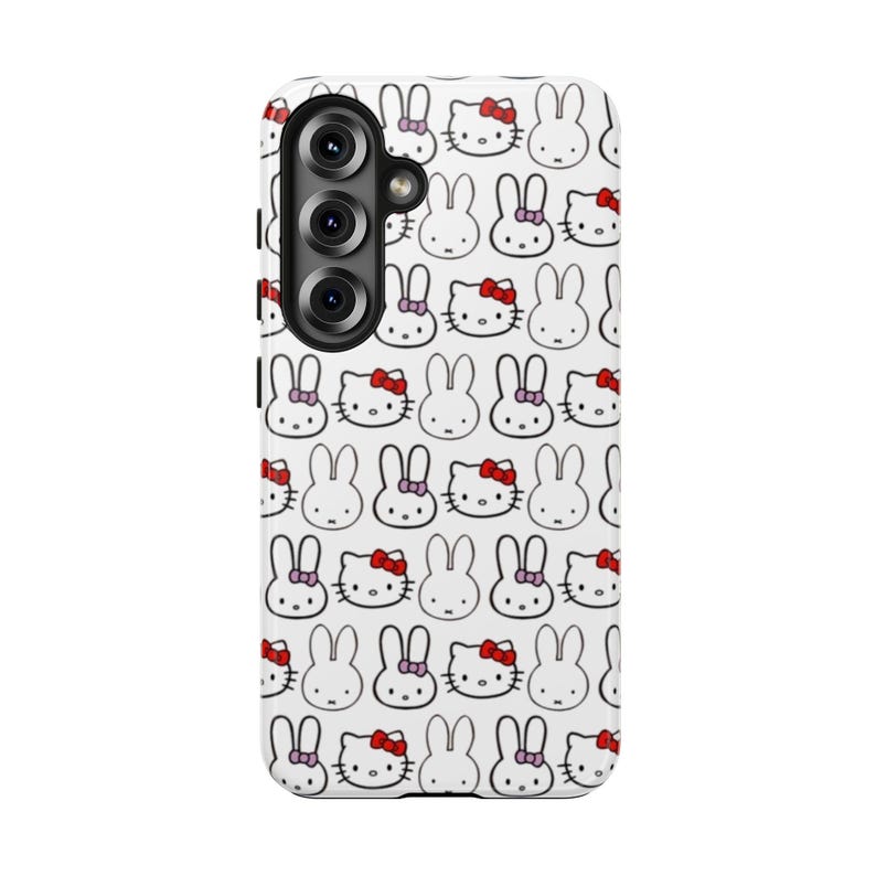 Funda de teléfono Kwaii Miffy Hello Kitty para iPhone 17, 16, 15, 14, 13, 12, 11 Plus Pro Max, Samsung Galaxy S25, S24, S23, S22, S21 Ultr imagen 9