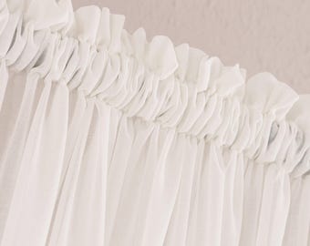 Tende ampie e trasparenti con occhielli, pannelli extra larghi in jacquard a righe su misura per soggiorno e camera da letto