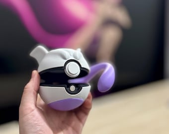 life size functional Mew-two pokeball fully functional and with custom magnetic base