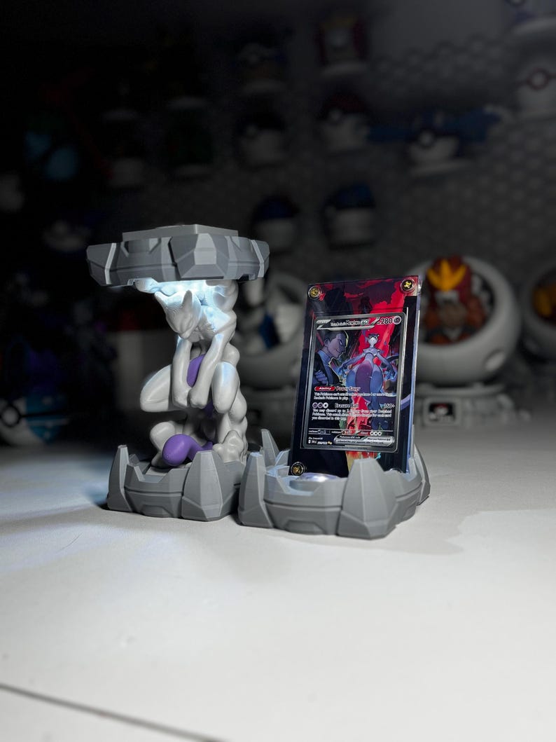 Mewtwo Clone in a Lab With Leds Psa Slab Display Holder - Etsy