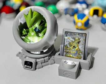 Cápsula curativa LED Tyranitar con pantalla de losa
