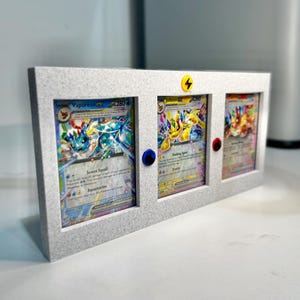 Présentoir 3 cartes couleur marbre à chargement par le dessus Choisissez votre énergie