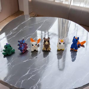 Hatchlings Mythical Pack: 3D Printed Fidget Desk Toy - Six Designs