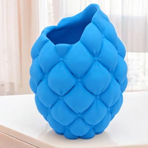 Pillow Vase, 3D Printed, Dried Flowers Decor, Interior Decor Accent, Modern Table Centerpiece, Home Vase