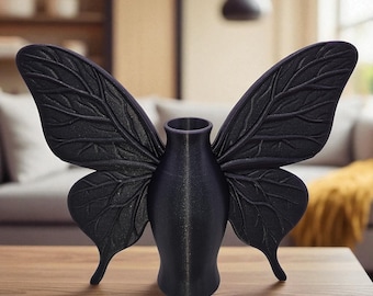 3D Printed Butterfly Vase, Elegant Table Centerpiece, Home Decor