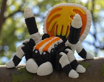 3D Printed Peacock Spider Fidget Toy: Multi-Color Spider Lovers Gift