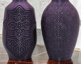 3D Printed Casablanca Vase: Modern Table Centerpiece, 6 Inch