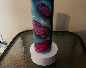 20 ounce Sublimated Tumbler, Crocs Shoes