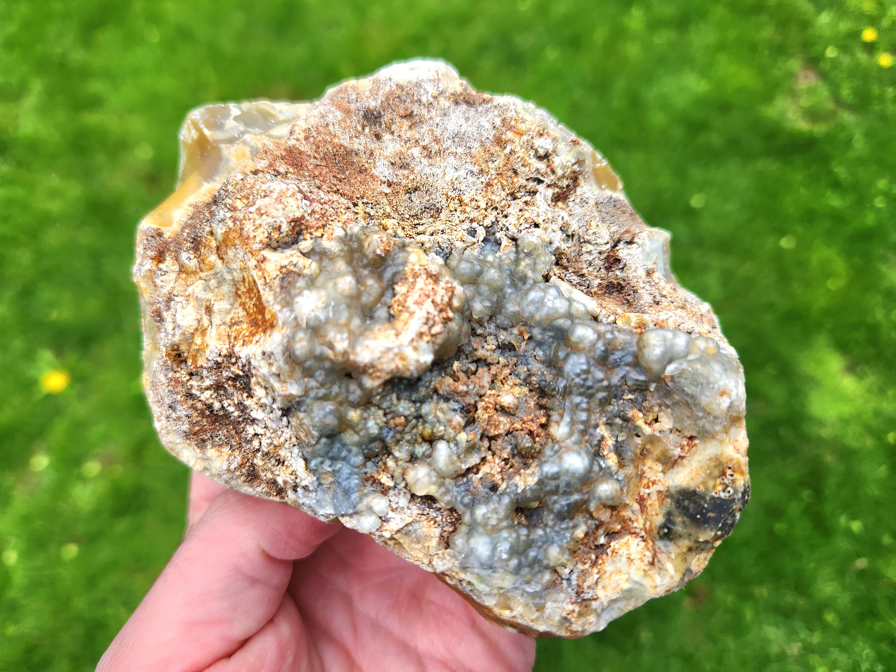 Oregon Jaspagate, Botryoidal Agate, Jasper, Green Jasper, Yellow